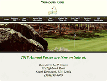 Tablet Screenshot of golfyarmouthcapecod.com